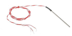 Termopara typ PT 100, -50C do +200C 100mm kabel 1m, Stal nierdzewna