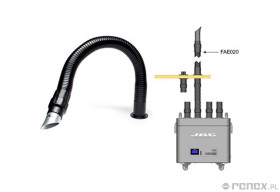 Elastyczny ramię do pochłaniaczy oparów, średnica 50 mm