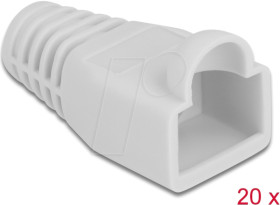 86727 Strain relief for RJ45, grey, 20 pieces