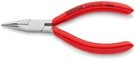 Szczypce Szczypce z płaskimi końcówkami Knipex długość szczęk: 27mm długość całkowita: 125 mm Stal elektryczna wanadowa
