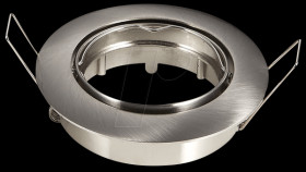 3588 GU10 mounting frame, round, movable, Satin Nickel