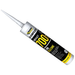 Everbuild 700TTR PVCu &amp; Roofing Silicone Sealant C3 Translucent 700T
