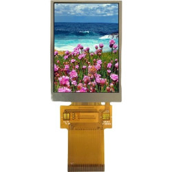 Kolorowy wyświetlacz LCD 2.8 TFT QVGA 240 x 320 8-bitowy, 9-bitowy, 16-bitowy, 18-bitowy, SPI I/F Nie Midas
