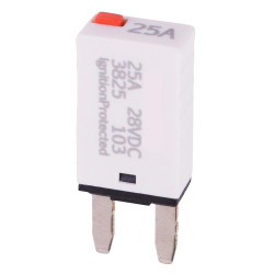 25A Manual Reset Circuit Breaker Mini Blade