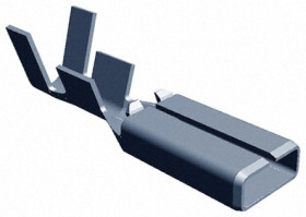 Konektor płaski Żeński 2.79 x 0.5mm Izolacja: Nieizolowane Cyna