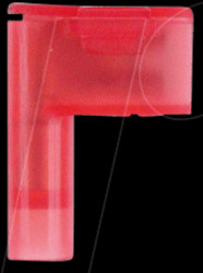 F6131485 Flag female disconnects 4,8x0,5 red