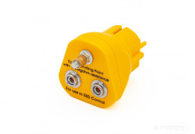 Wtyczka do gniazd typu Schucko (2x zatrzask, 1x złącze oczkowe M5 ze śrubą)