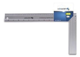 Kątownik stolarski aluminiowy 250x190 mm