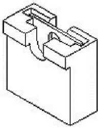 Molex 900590009 Obudowa złącza pin żeńskiego na kabel, piny: 2, 3 A, 1 szt.