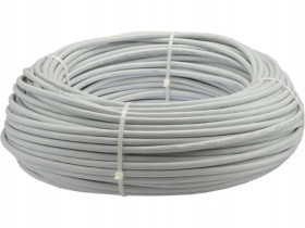 Kabel FTP kat.6 F/UTP 4x2x0,57 Dca jasnoszary LSOH Alantec 100m