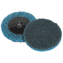 Sealey PTCQC50F Quick Change Preparation Pad Ø50mm Fine Pack of 10