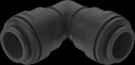 177691 Plug connector, L-shaped, Ø 12 mm <> Ø 12 mm