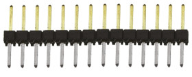 Złącze szpilkowe 14-pinowe TSW raster: 2.54 mm Prosty 1-rzędowe Samtec Otwór przelotowy 550 V Bez osłony