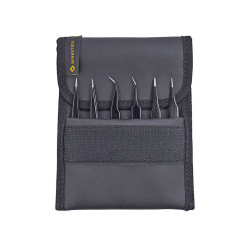 Zestaw pęset dł. całkowita 110 mm Bernstein antymagnetyczna ESD Stal nierdzewna