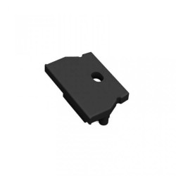 Zaślepka do profil UNI12 czarna z otworem a1090002 /1szt/