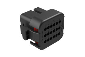 Złącze samochodowe 18-pinowe Amphenol Industrial 3-rzędowe Męski 13A ATV Wtyk