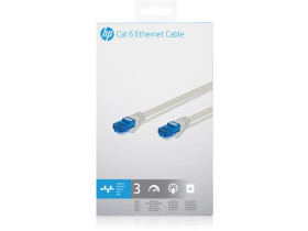 Kabel patchcord CAT 6 U/UTP 3m szary HP Network Cable