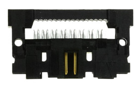 Złącze IDC 16-pinowe 2-rzędowe raster: 2.54mm Męski Montaż na kablu TE Connectivity