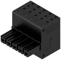 Weidmüller Obudowa złącza pin żeńskiego na kabel Ilość pinów 5 Wymiary siatki: 7.62 mm 2720450000 24 szt.