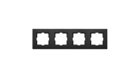 Panasonic Novella Ramka Poczwórna Czarna 92180654M