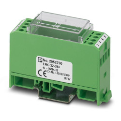 Ochronnik przepięciowy, +250V ac, montaż Szyna DIN, -20 → +50 °C., Phoenix Contact EMG 22-DIO 4E-1N5408