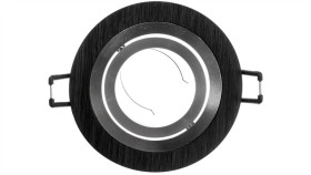 Sufitowa Oprawa Punktowa Morena, Ip20, Okrągła, Czarna