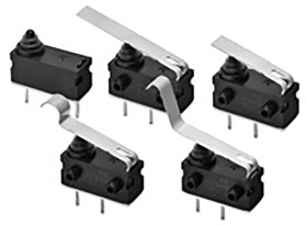 Mikroprzełącznik subminiaturowy z trzpieniem Omron SPST IP67