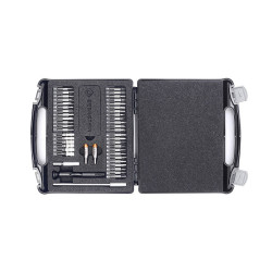 Zestaw wierteł Bernstein Końcówka wkręcająca Stal nierdzewna 47 szt. Zestaw końcówek