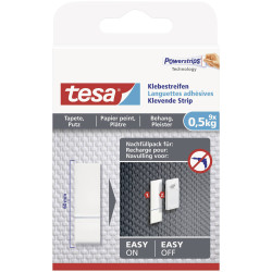 tesa 77770-00000-20 Adhesive Strips white 9pcs for 0.5 kg no tools needed