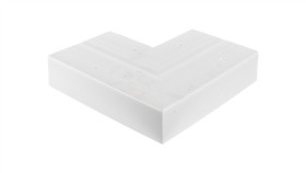 Naroże Płaskie Stałe Rapid 45-2 200X200x130 Gk-Fs53130rw Białe 6113260