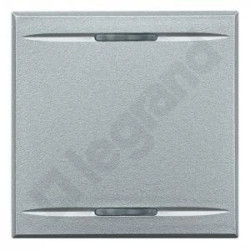 AXOLUTE MYHOME - KLAWISZ 2 FUNKCJI 2M ALUMINIUM HC4911/2 /10szt./