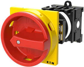 Main switch, rotary actuator, 3 pole, 20 A, (W x H x D) 65 x 74 x 128 mm, 043619