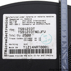 TS912IDT R-to-R Dual OP Amplifier SMD-SO8 STM