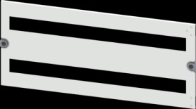 Cover for built-in installation devices, rectangular, sheet steel, (W x H x D) 800 x 300 x 10 mm, 2x35 HP, light gray, 8PQ2030-8