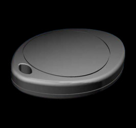 Teko - seria OVO-3 (OVO-3/0.4) - obudowa do pilota w kolorze ciemnoszarym (55 x 43,7 x 14 mm)