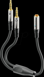 S-ACA002 2x 3.5-mm to 3.5-mm audio adapter cable 0.2 m