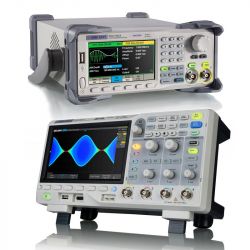 SDS1104X-E oscyloskop + SDG1032X generator