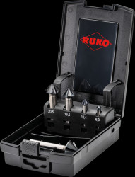 102891EPRO Countersink set 4S HSSE-Co 5 RUnaTEC DIN 335 90° - 5 pieces