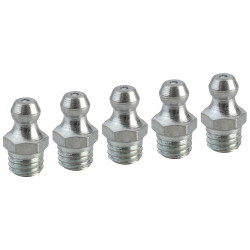 Faithfull FAIGGN8125M Grease Nipple Straight M8 x 1.25 (Pack 5)