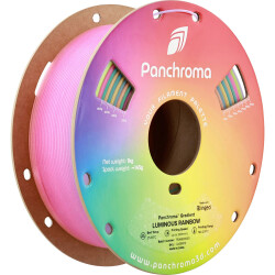 Polymaker CA09003 Panchroma Luminous Rainbow PLA Filamnt 1.75mm 1kg Glow-in-Dark