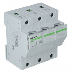 Rozłącznik Podstawa bezpiecznikowa 63A 3-biegunowa 3P (500V AC) 2-modułowa na wkładki 14x51mm NOARK