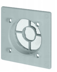 Ramka z kołnierzem szara do kratki wentylacyjnej SYSTEM+ Awenta RWO100sz