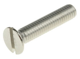 Śruba maszynowa M6 łeb z łbem stożkowym Stal nierdzewna długość 30.0mm skok 1.0mm