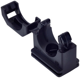 Fränkische Rohrwerke 4892122100 COPA-S-36B Uchwyt węża czarny 4 szt.