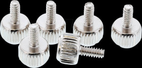 77770A Thumb screws, 6-pack silver