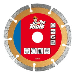Tarcza diamentowa 115 x 22.2 mm, segmentowa /5szt./
