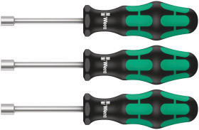 Wkrętak do nasadek, dł. ostrza: 90 mm, dł. całkowita: 225 mm, końcówka: Sześciokątna