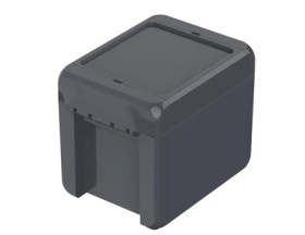 ABS enclosure, (L x W x H) 113 x 80 x 90 mm, graphite gray (RAL 7024), IP66, 96032134