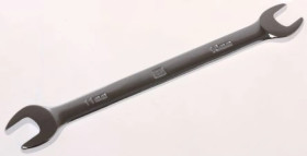 Klucz otwarty dwustronny, roz. 10 x 11 mm, dł. 146 mm, materiał: Stal chromowo-wanadowa, RS PRO