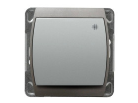 GAZELA Wyłącznik krzyżowy srebro/tytan ŁP-4J/m/18/23 OSPEL